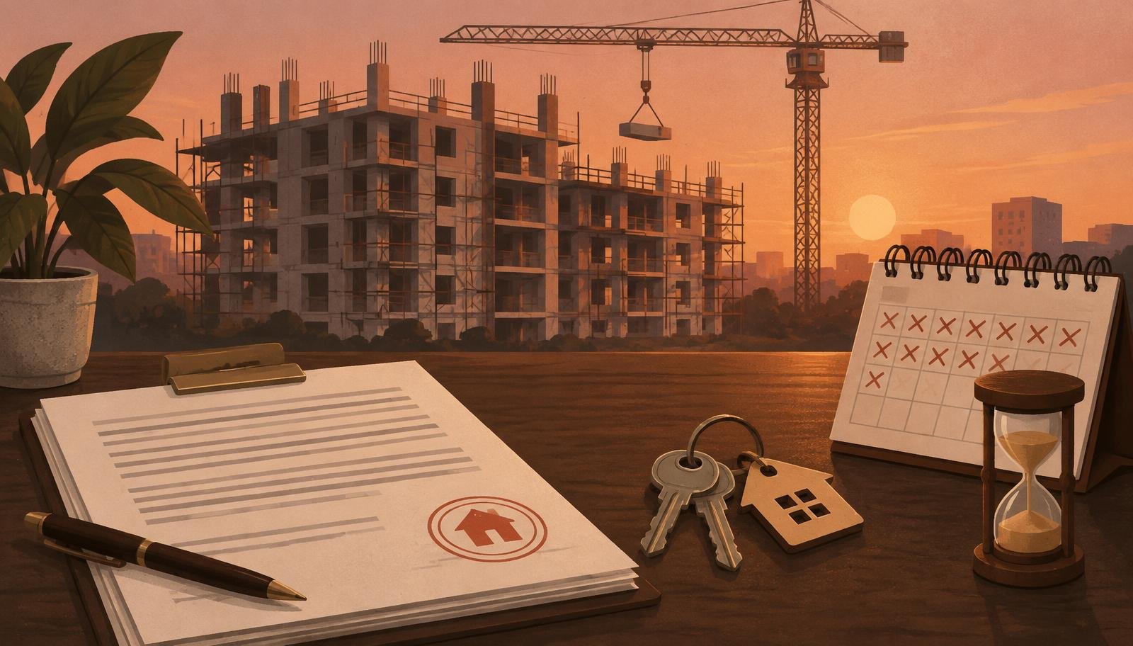 Ilustracja do artykułu: Opóźnienie dewelopera — kara umowna i odstąpienie